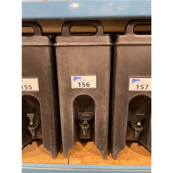 CAMBRO BLACK COMMERCIAL HOT LIQUID TRANSPORT DISPENSER