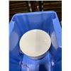 Image 2 : 5 PLASTIC CRATES OF 8" WHITE COMMERCIAL RESTAURANT SIDE PLATES *PLASTIC CRATES INCLUDED*