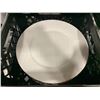 Image 2 : 3 PLASTIC CRATES OF ASSORTED WHITE COMMERCIAL RESTAURANT DINNER PLATES, SMALL SAUCE DISHES, TEA POTS