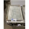 Image 2 : STACK OF 17" X 12" COMMERCIAL BAKING SHEETS