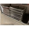 Image 2 : 2 STACKS OF ASSORTED STAINLESS STEEL COMMERCIAL INSERTS