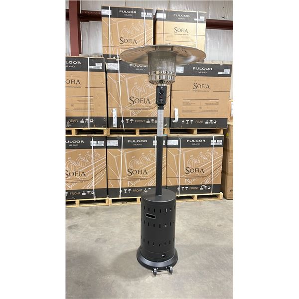 PARAMOUNT PH-100078 BLACK/ STAINLESS STEEL PROPANE 46,000 BTU OUTDOOR PATIO HEATER * IN BOX *