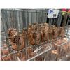 Image 2 : 9 TRAYS OF COPPER COMMERCIAL MOSCOW MULE HANDLED CUPS