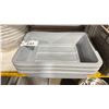 Image 2 : 5 ASSORTED COMMERCIAL RESTAURANT CUTTING BOARDS, 6 WHITE LARGE PLASTIC SERVING BOWLS, 10 ASSORTED