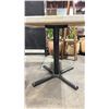 Image 2 : WHITE VINYL TOP 36" SQUARE 29 1/2"H COMMERCIAL RESTAURANT / EVENT TABLE