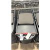 Image 2 : MOBILE CART OF 17 BLACK METAL FRAMED PADDED COMMERCIAL EVENT FOLDING CHAIRS *CART INCLUDED*