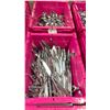 Image 3 : 3 BINS OF STAINLESS STEEL SQUARE ENDED CUTLERY FORK/KNIFE/SPOON *BINS INCLUDED*