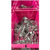 Image 2 : 3 BINS OF STAINLESS STEEL SQUARE ENDED CUTLERY FORK/KNIFE/SPOON *BINS INCLUDED*