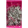 Image 2 : 4 BINS OF STAINLESS STEEL SQUARE ENDED FORKS *BINS INCLUDED*