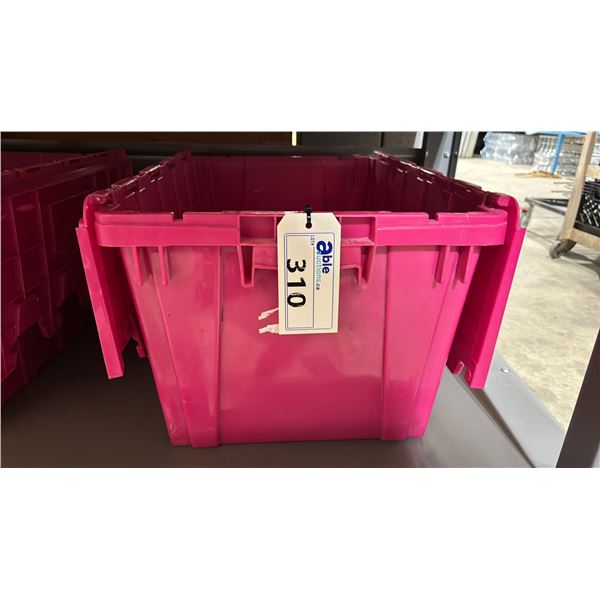 BIN OF GOLD STAINLESS STEEL FLAT ENDED SPOONS *BINS INCLUDED*