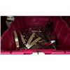 Image 2 : BIN OF STAINLESS STEEL ROUNDED BOTTOM KNIVES *BIN INCLUDED*