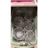 Image 2 : BIN OF STAINLESS STEEL WIRE BREAD BASKETS *BIN INCLUDED*