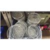 Image 2 : BIN OF STAINLESS STEEL WIRE BREAD BASKETS *BIN INCLUDED*