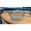 Image 3 : BIN OF STAINLESS STEEL WIRE BREAD BASKETS *BIN INCLUDED*