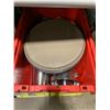 Image 2 : BIN OF 16" ROUND NON SLIP SERVING TRAYS, STAINLESS STEEL ICE BUCKETS & WICKER BREAD BASKETS