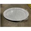 Image 2 : BIN OF 21" PLASTIC OVAL COMMERCIAL SERVING DISHES & 13" SERVING TRAYS *BIN INCLUDED*