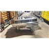 Image 2 : STAINLESS 22" X 14" COMMERCIAL RESTAURANT CHAFING DISH IN CRATE *MISSING BOTH CHAFER FUEL CELL