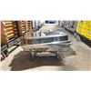 Image 2 : STAINLESS 22" X 14" COMMERCIAL RESTAURANT CHAFING DISH IN CRATE *MISSING BOTH CHAFER FUEL CELL