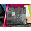 Image 3 : BIN OF ASSORTED OFFICE ELECTRONIC EQUIPMENT INCLUDING PHONES, KEYBOARDS, POWER BARS