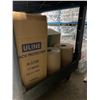 Image 3 : ULINE BLACK PLASTIC 2 TIER PRODUCT CART W/ JANITORIAL ITEMS