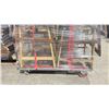 Image 3 : CART OF 9 WOODEN COMMERCIAL CHILDRENS HIGH CHAIRS *CART INCLUDED*