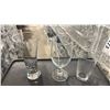 Image 2 : SHELF OF COMMERCIAL RESTAURANT STEMMED WATER GLASSES, PILSNER BEER GLASSES & JUICE GLASSES