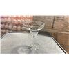 Image 2 : SHELF OF COMMERCIAL RESTAURANT TRAYS OF MARGARITA GLASSES *TRAYS INCLUDED*
