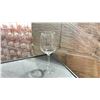 Image 2 : SHELF OF COMMERCIAL RESTAURANT TRAYS OF WINE GLASSES *TRAYS INCLUDED*