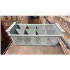 Image 2 : SHELF OF COMMERCIAL RESTAURANT DISHWASHER CUTLERY RACKS