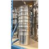 Image 3 : 6- LARGE HAMMERED STAINLESS STEEL DOUBLE WALL ICE MERCHANDISERS & 9