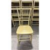 Image 2 : STACK OF 9 GOLD RESIN CHIAVARI EVENT 18" CHAIRS