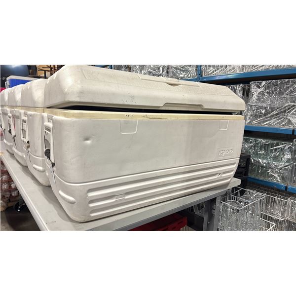 LARGE WHITE 40"L IGLOO INSULATED COOLER