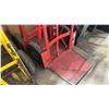 Image 2 : PAIR OF RED SOLID TIRE 2 WHEEL HAND TRUCKS