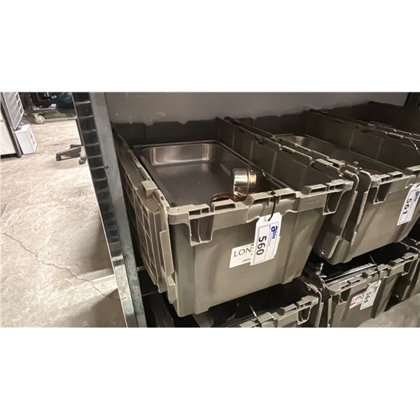 STAINLESS 22" X 14" COMMERCIAL RESTAURANT CHAFING DISH IN CRATE *CRATE INCLUDED*