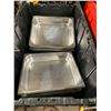 Image 2 : BIN OF 12.75" X 10.35" COMMERCIAL RESTAURANT STAINLESS INSERTS *BIN INCLUDED*
