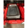 Image 2 : BIN OF 21" X 13" COMMERCIAL RESTAURANT STAINLESS INSERTS
