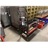 Image 1 : 5 BLACK METAL UTILITY CARTS