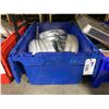 Image 1 : BIN OF ASSORTED COMMERCIAL RESTAURANT FRYING PANS *BIN INCLUDED*
