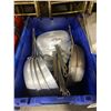 Image 2 : BIN OF ASSORTED COMMERCIAL RESTAURANT FRYING PANS *BIN INCLUDED*