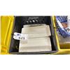 Image 2 : 3 PLASTIC CRATES OF 10"W RECTANGLE COMMERCIAL RESTAURANT APPETIZER PLATES *PLASTIC CRATES INCLUDED*