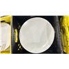Image 2 : 3 PLASTIC CRATES OF 11" ROUND COMMERCIAL RESTAURANT PORCELAIN DINNER PLATES *CRATES INCLUDED*