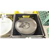 Image 2 : 3 PLASTIC CRATES OF 11 1/2" BLACK COMMERCIAL RESTAURANT SOUP PLATES *PLASTIC CRATES INCLUDED*