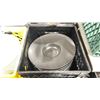 Image 2 : 3 PLASTIC CRATES OF 11 1/2" BLACK COMMERCIAL RESTAURANT SOUP PLATES *PLASTIC CRATES INCLUDED*