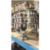 Image 3 : 4- XL HAMMERED STAINLESS STEEL DOUBLE WALL ICE MERCHANDISERS & 3