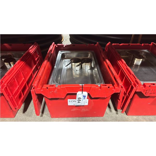 STAINLESS 22" X 14" COMMERCIAL RESTAURANT CHAFING DISH IN CRATE *CRATE INCLUDED*