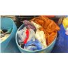 Image 3 : BARREL FULL OF ASSORTED SIZE/LENGTH/COLOR BANQUET LINENS *BARREL INCLUDED*