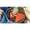Image 3 : BARREL FULL OF ASSORTED SIZE/LENGTH/COLOR BANQUET LINENS *BARREL INCLUDED*