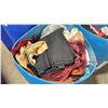 Image 3 : BARREL FULL OF ASSORTED SIZE/LENGTH/COLOR BANQUET LINENS *BARREL INCLUDED*