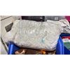 Image 3 : LARGE BLUE BIN FULL OF ASSORTED SIZE/LENGTH/COLOR BANQUET LINENS *BIN INCLUDED*