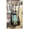 Image 1 : MOBILE CART OF GREEN COMMERCIAL EVENT TARPS *CART INCLUDED*
